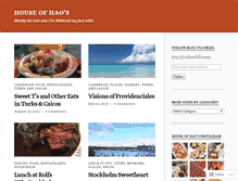 Tablet Screenshot of houseofhaos.com